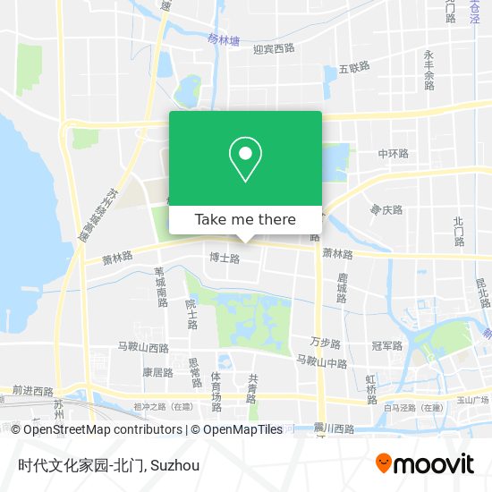 时代文化家园-北门 map