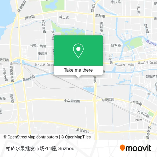 柏庐水果批发市场-11幢 map
