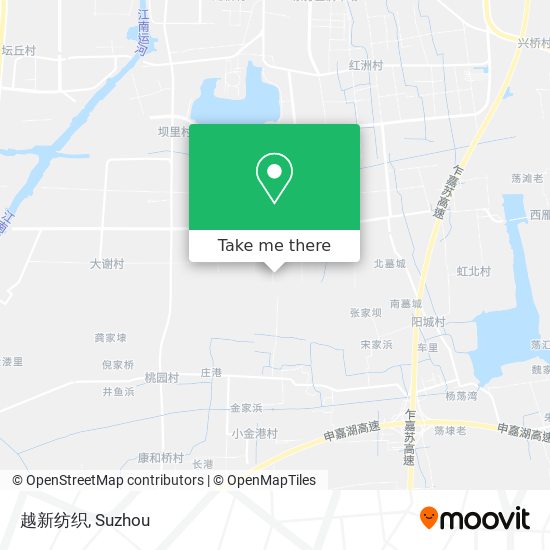 越新纺织 map
