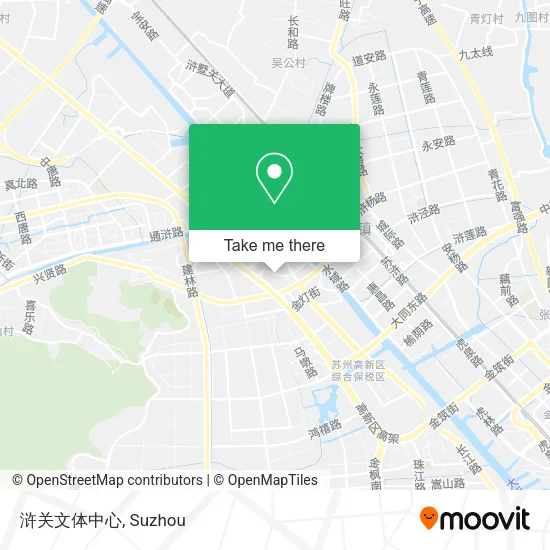 浒关文体中心 map