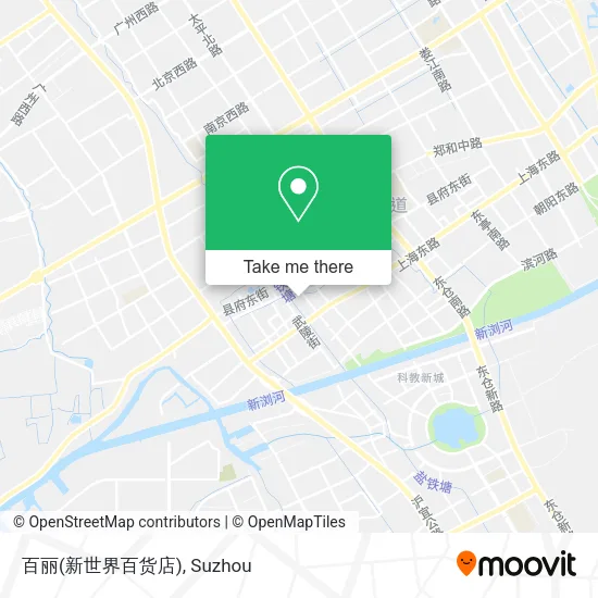 百丽(新世界百货店) map
