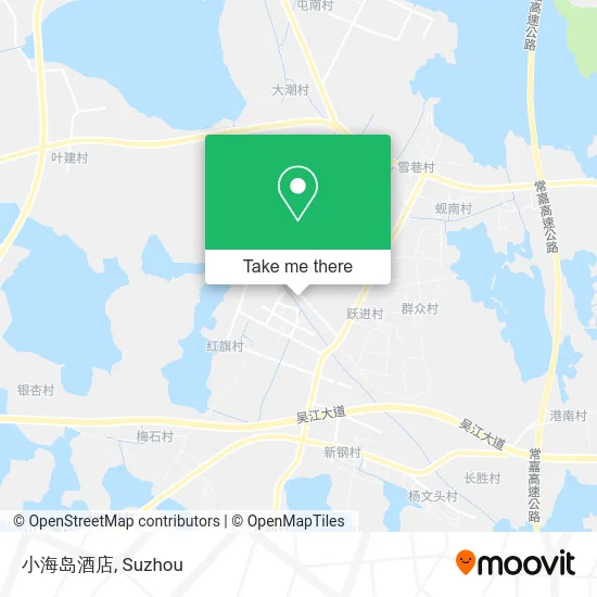 小海岛酒店 map