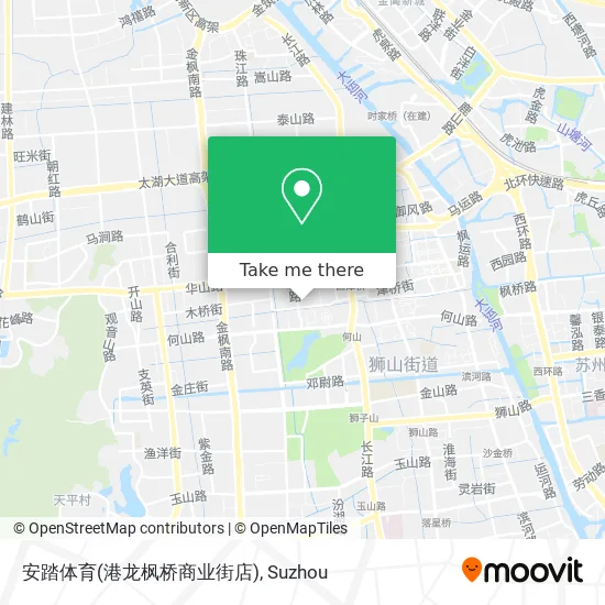 安踏体育(港龙枫桥商业街店) map