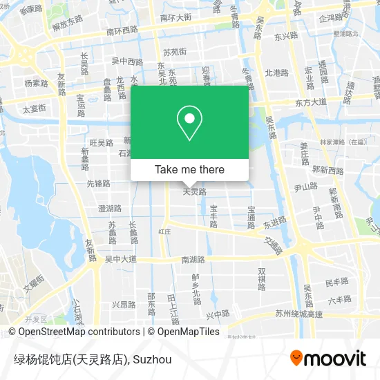 绿杨馄饨店(天灵路店) map
