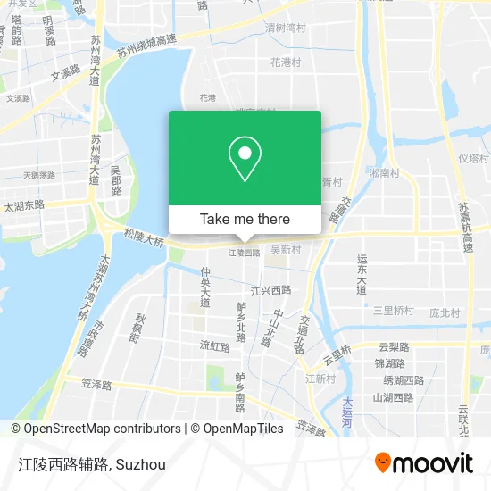 江陵西路辅路 map