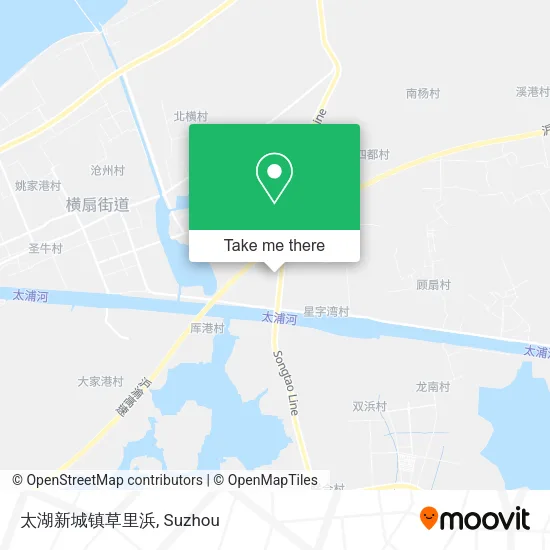 太湖新城镇草里浜 map