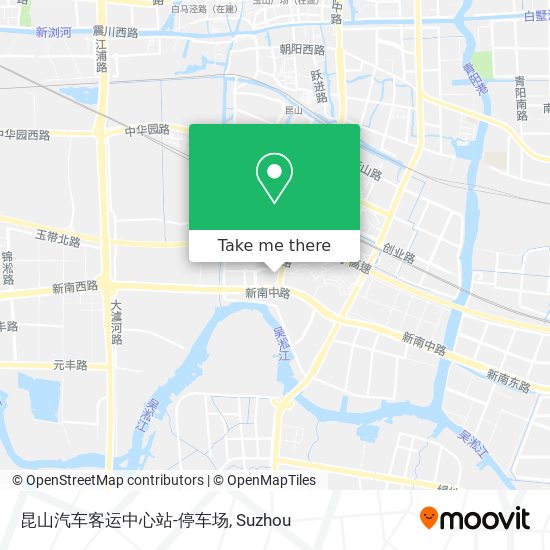 昆山汽车客运中心站-停车场 map