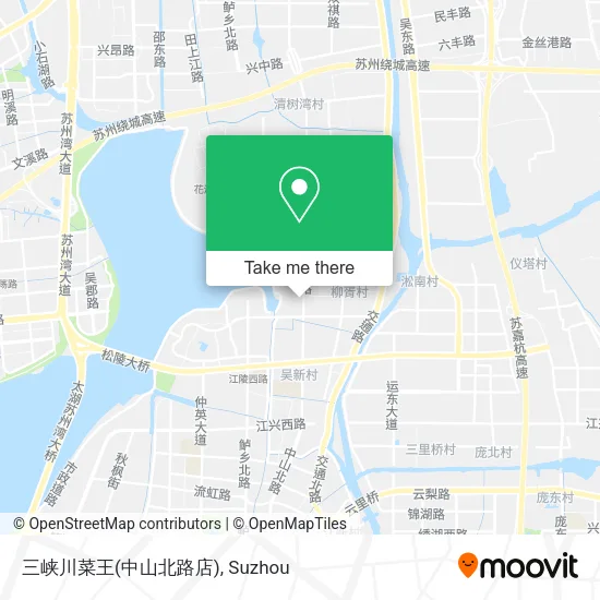 三峡川菜王(中山北路店) map