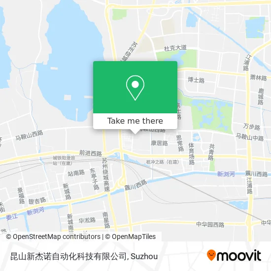 昆山新杰诺自动化科技有限公司 map