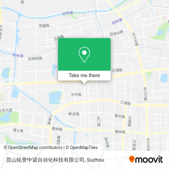 昆山拓誉中诺自动化科技有限公司 map