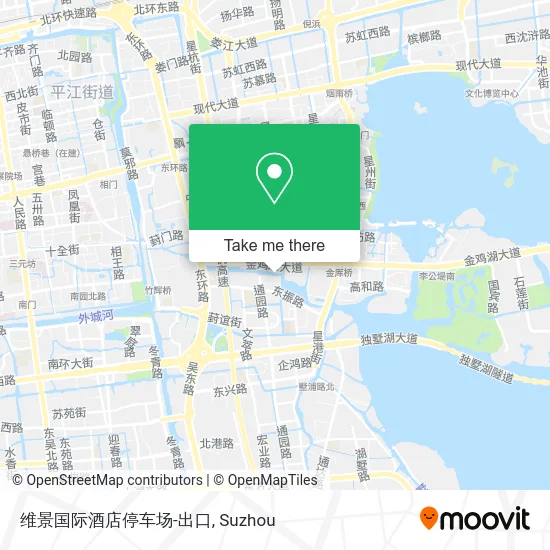 维景国际酒店停车场-出口 map