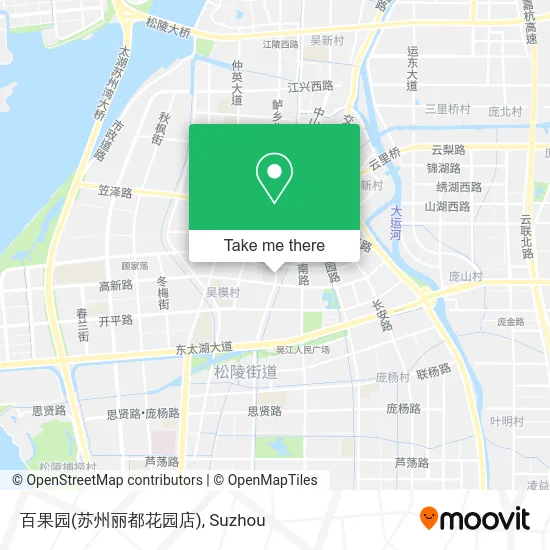 百果园(苏州丽都花园店) map