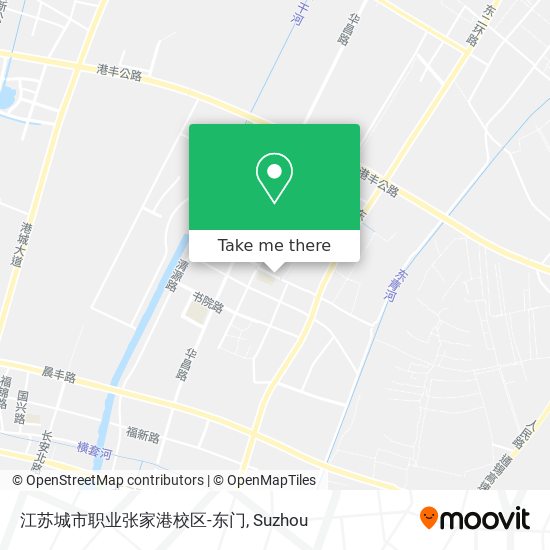 江苏城市职业张家港校区-东门 map