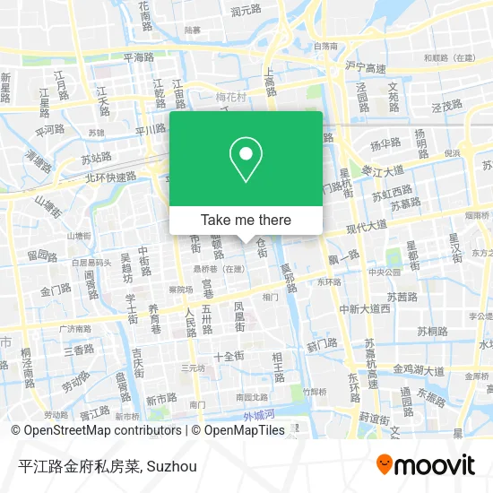平江路金府私房菜 map