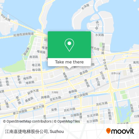 江南嘉捷电梯股份公司 map