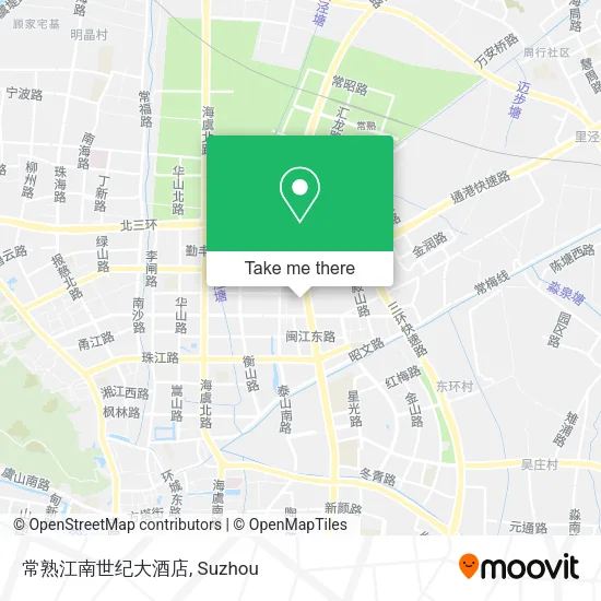 常熟江南世纪大酒店 map