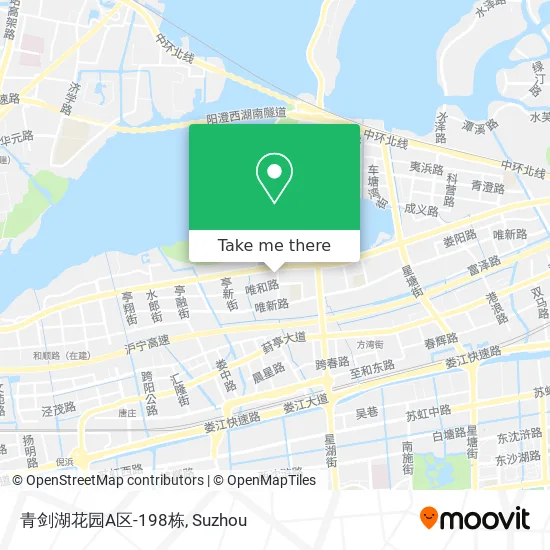青剑湖花园A区-198栋 map