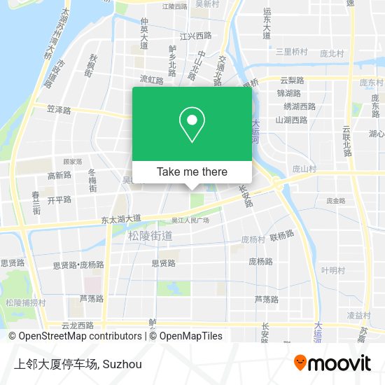 上邻大厦停车场 map