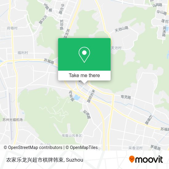农家乐龙兴超市棋牌韩束 map
