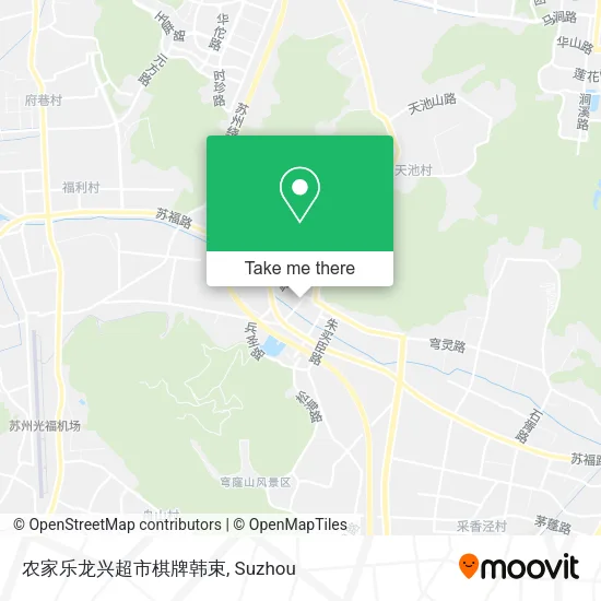 农家乐龙兴超市棋牌韩束 map