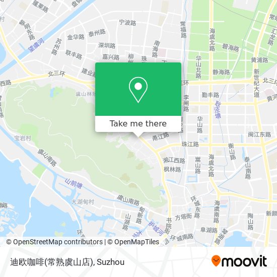 迪欧咖啡(常熟虞山店) map