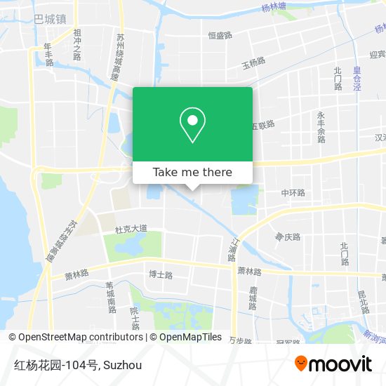 红杨花园-104号 map