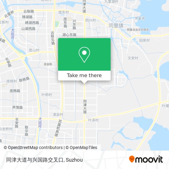 同津大道与兴国路交叉口 map