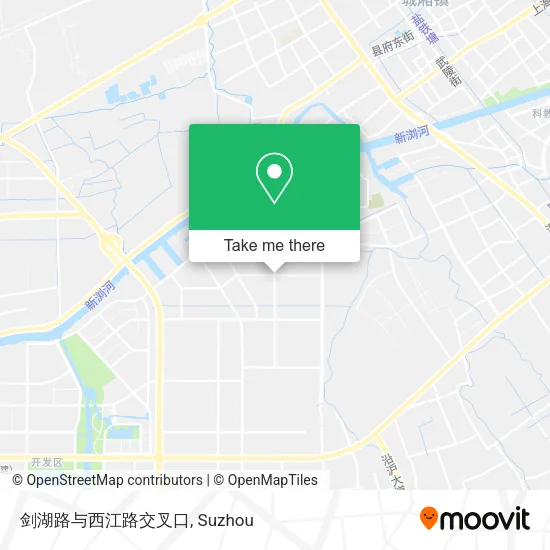 剑湖路与西江路交叉口 map