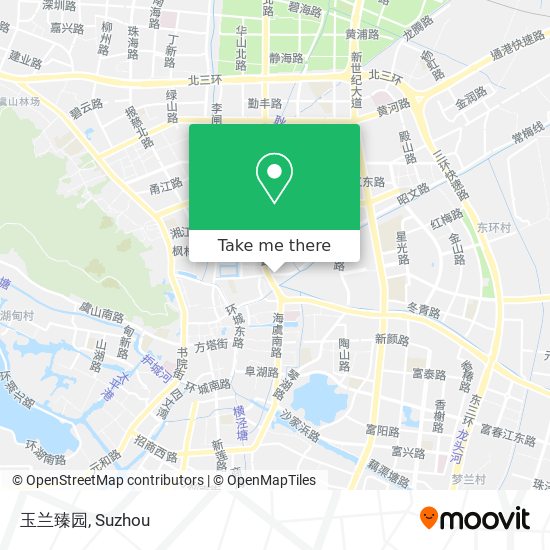玉兰臻园 map
