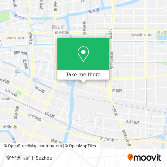 富华园-西门 map