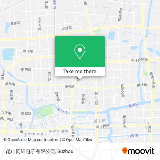 昆山同钰电子有限公司 map