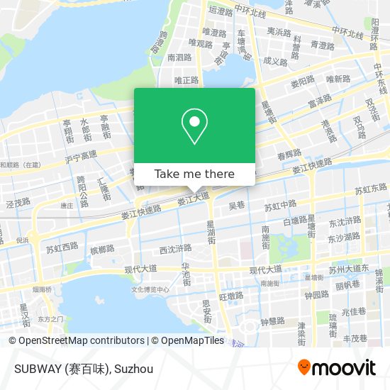 SUBWAY (赛百味) map