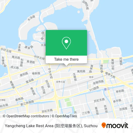 Yangcheng Lake Rest Area (阳澄湖服务区) map