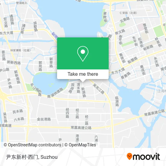 尹东新村-西门 map