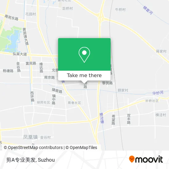 剪A专业美发 map