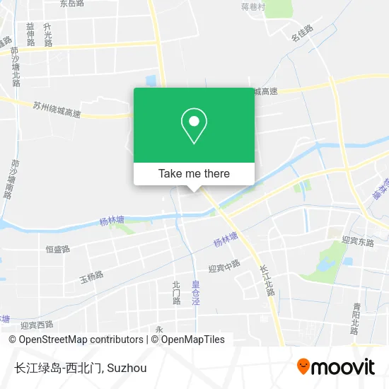 长江绿岛-西北门 map