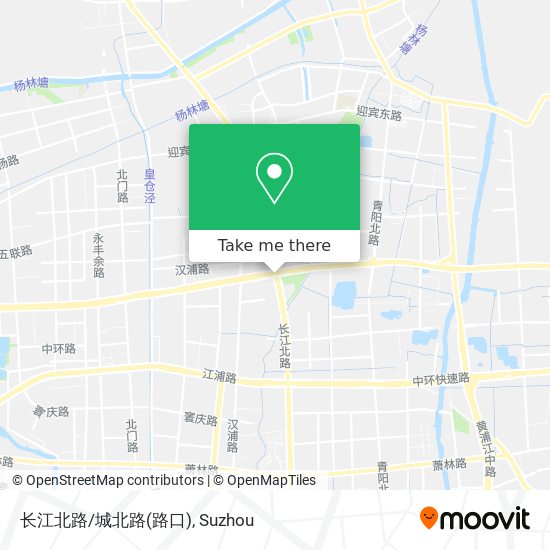 长江北路/城北路(路口) map