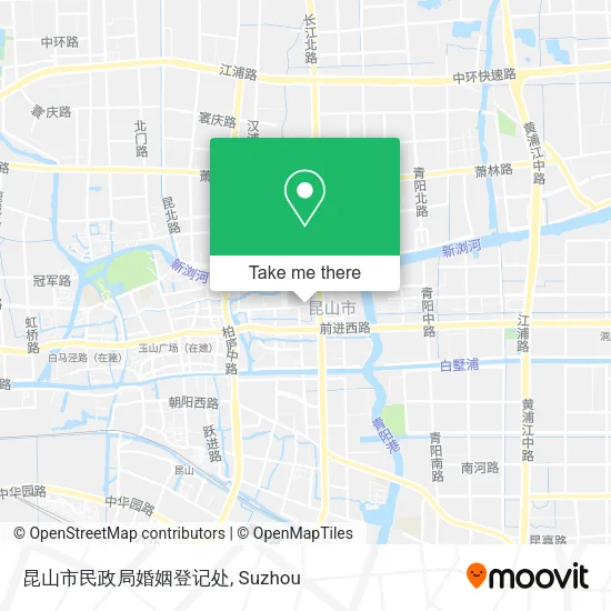昆山市民政局婚姻登记处 map