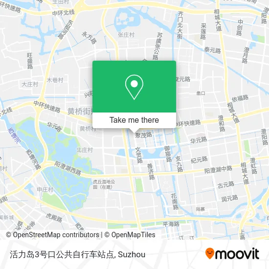 活力岛3号口公共自行车站点 map
