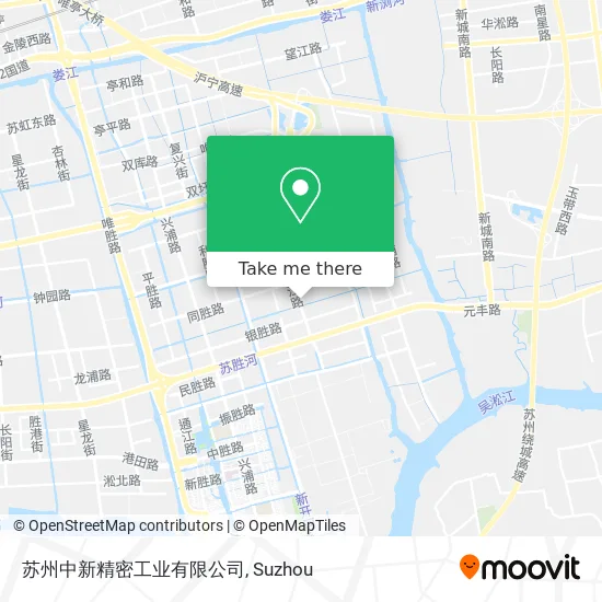 苏州中新精密工业有限公司 map