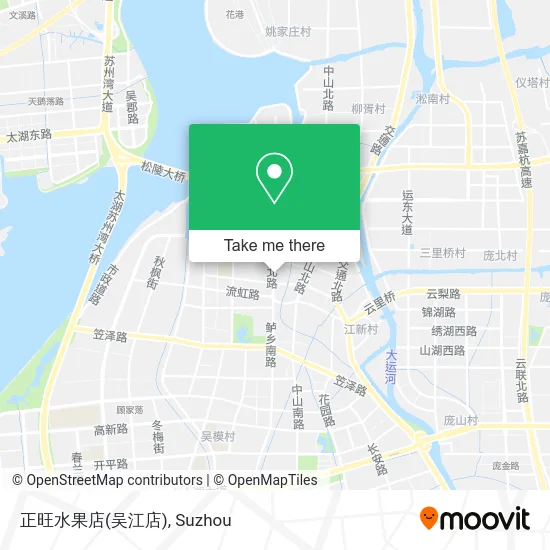 正旺水果店(吴江店) map