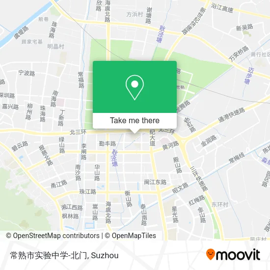 常熟市实验中学-北门 map