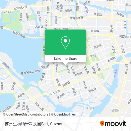苏州生物纳米科技园B11 map