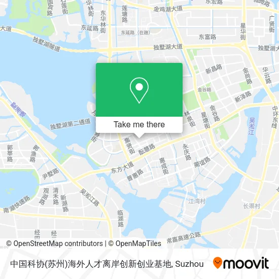 中国科协(苏州)海外人才离岸创新创业基地 map