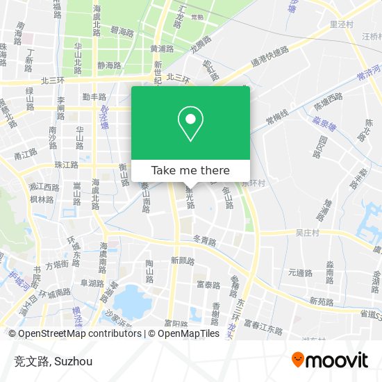 竞文路 map