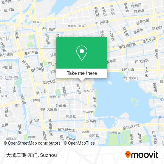天域二期-东门 map