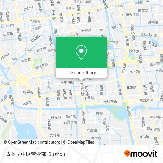 青旅吴中区营业部 map
