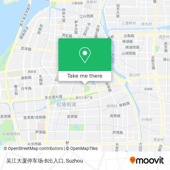 吴江大厦停车场-B出入口 map