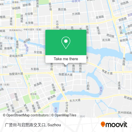 广贤街与启慧路交叉口 map
