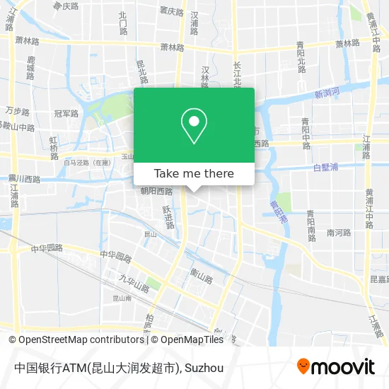 中国银行ATM(昆山大润发超市) map